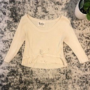 For Love & Lemons Cropped Sweater 🍋